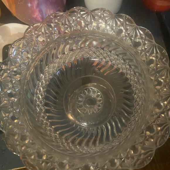 Antique EAPG Pittsburgh Windsor Glass Co Pressed Glass Compote, Early American J - Picture 6 of 7